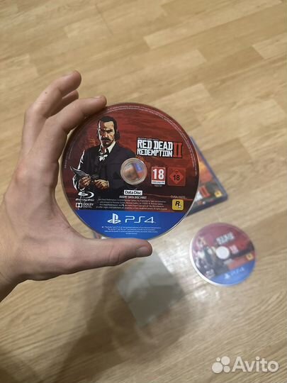 Диск на PS4 PS5 Red dead redemption 2 в хорошеем