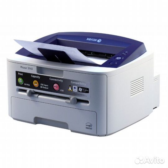 Принтер лазерный Xerox Phaser 3140, ч/б, A4