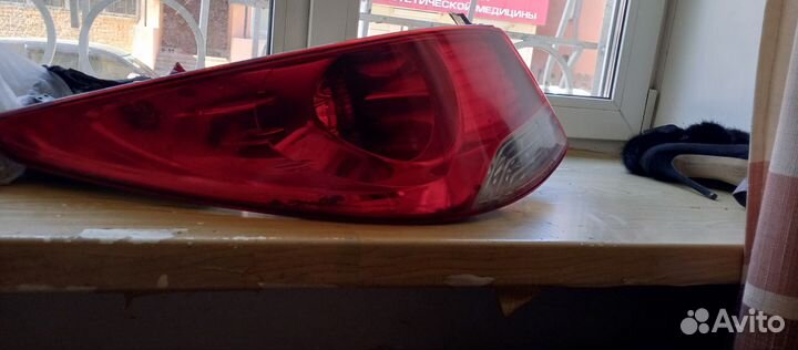 Задний фонарь на hyundai solaris