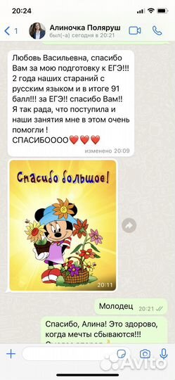 Репетитор по русскому языку и литературе