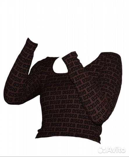 Кроп топ в рубчик