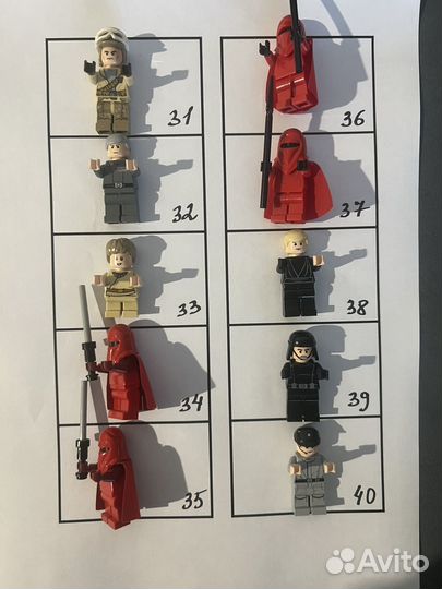 Lego минифигурки Star Wars