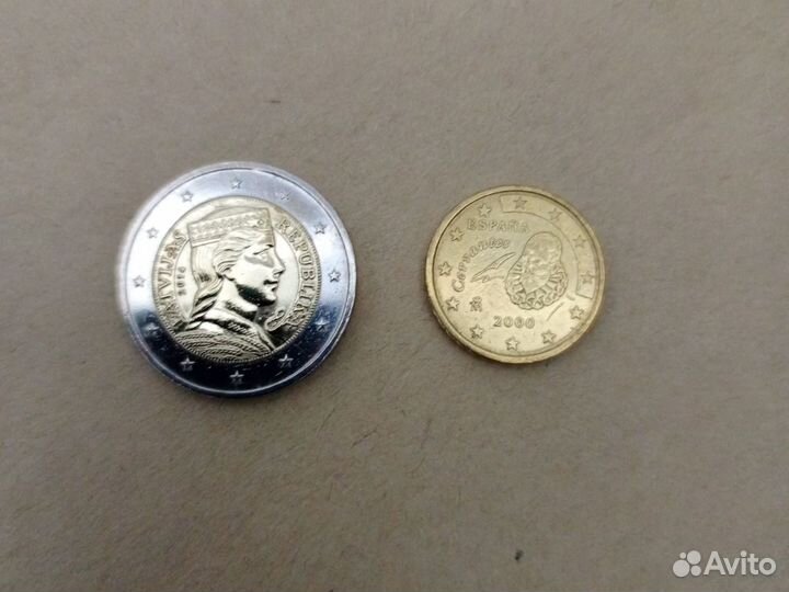 Монеты евро