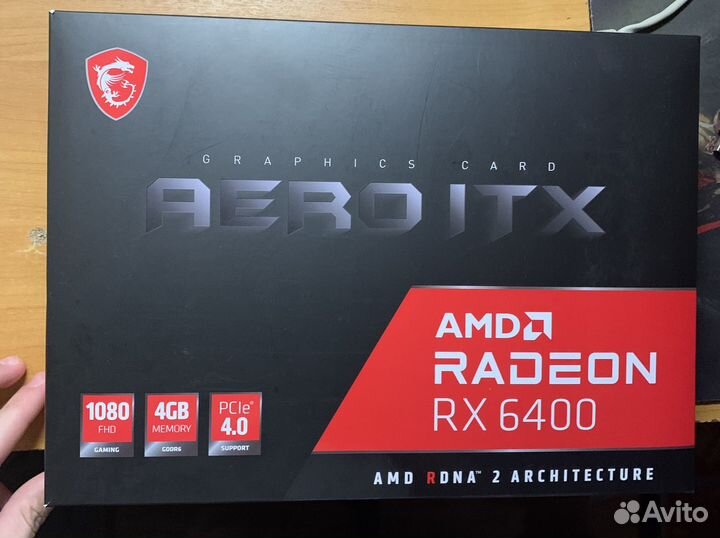 Видеокатра RX 6400 Xt