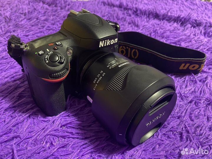 Зеркальный фотоаппарат Nikon d610+Tamron 45mm 1.8