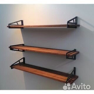 Полка настенная в стиле лофт