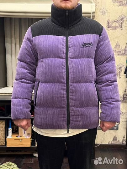 Пуховик antheater вельвет