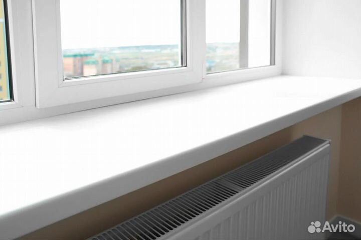 Подоконник белый 250ммх800мм