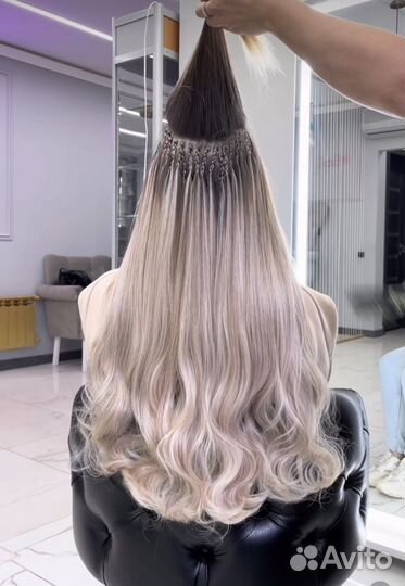 Безопасное наращивание волос