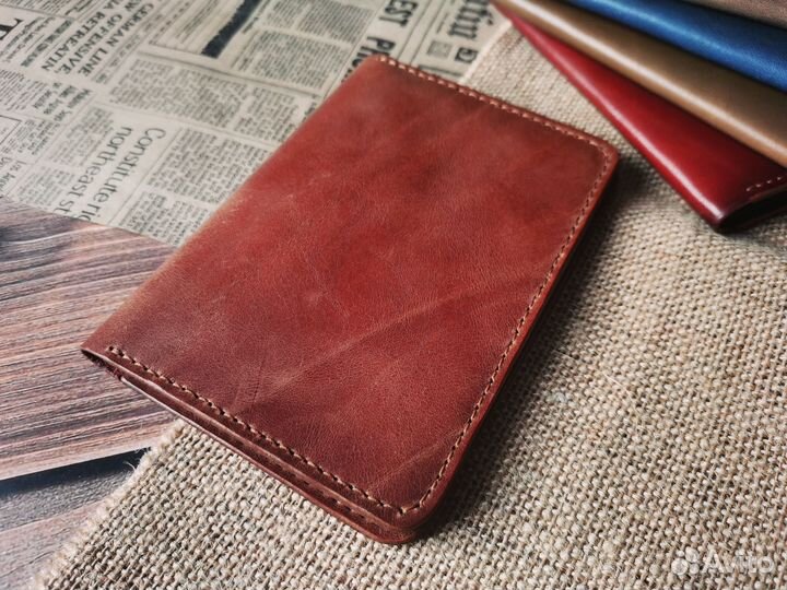 Обложка на паспорт из натуральной кожи