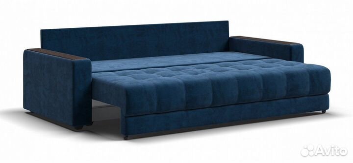 Диван boss, велюр синий