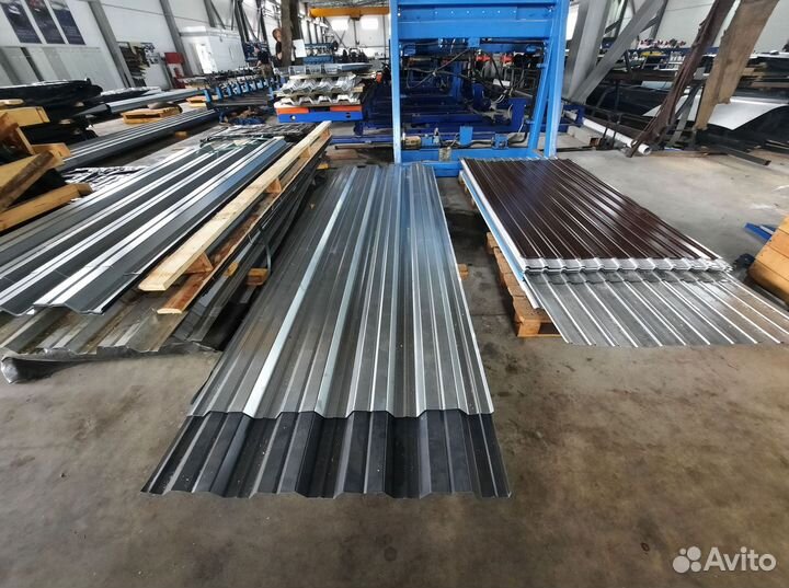 Профлист оцинкованный окрашенный нс-35 0,6х1000