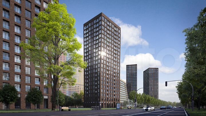 2-к. квартира, 69,8 м², 22/25 эт.