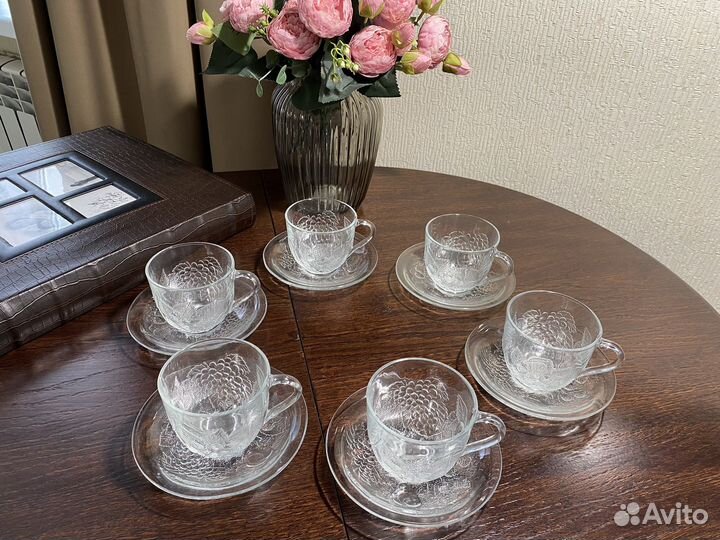 Чайные чашки набор новые