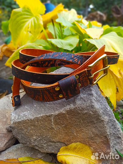 Ошейник для собаки из натуральной кожи