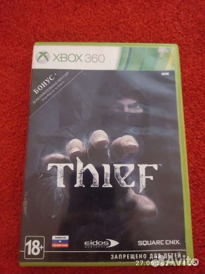 Игра для приставки xbox 360 Thief