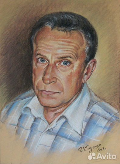 Портрет по фото.Роспись стен.Золочение лепнины