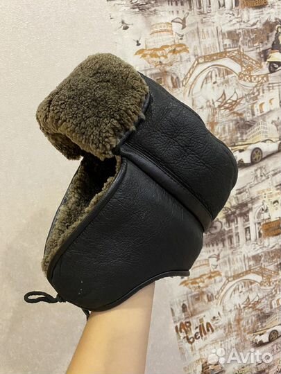 Шапка ушанка мужская натуральная