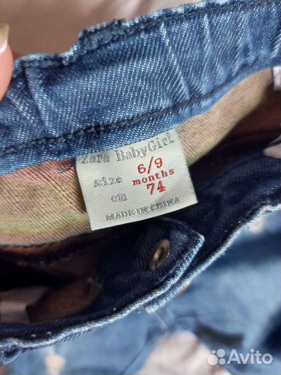 Джинсы zara