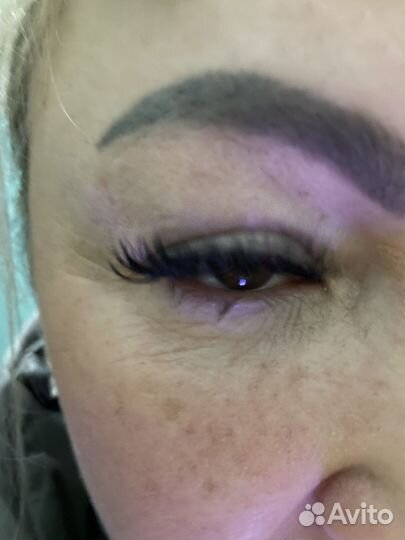 Наращивание ресниц на дому