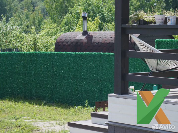 Забор из искусственной травы за 1 кв.м
