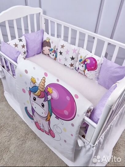 Бортики с одеялом новые