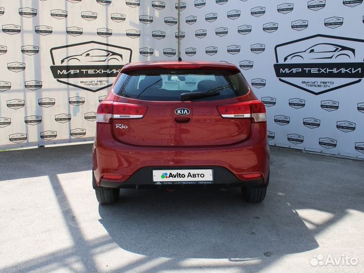 Kia Rio 1.6 AT, 2016, 104 844 км