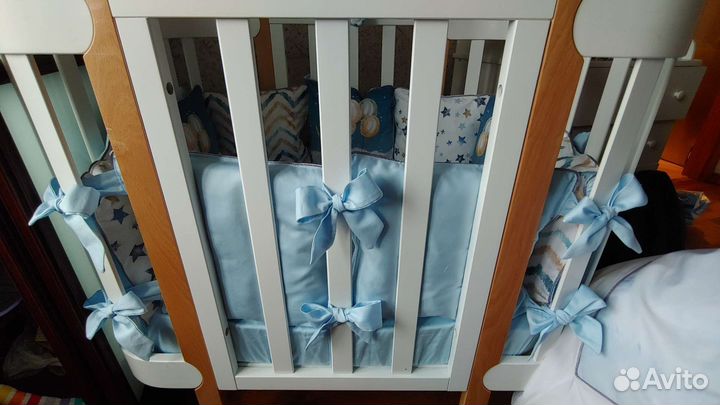 Комплект постельного белья для детской кроватки