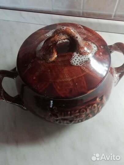 Супница-горшок, кувшин керамика СССР