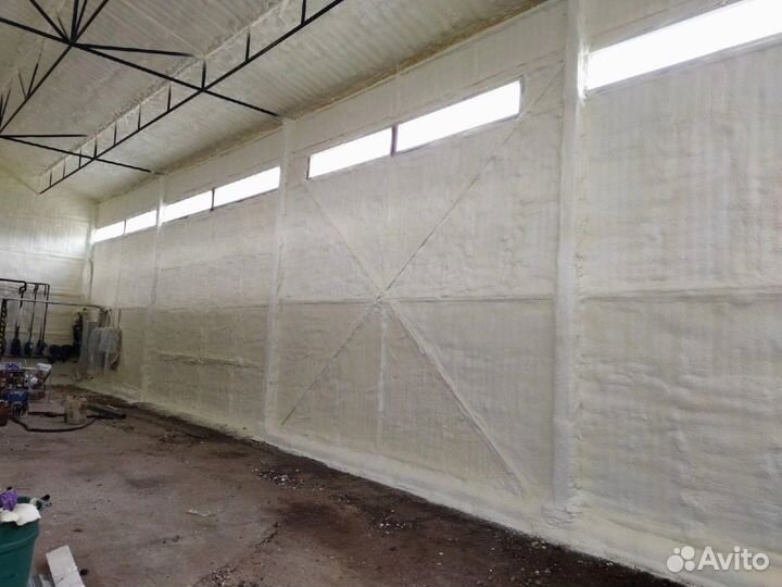 Утепление пенополиуретаном стен