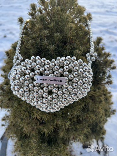 Сумка из бусин ручной работы