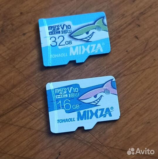 Карта памяти micro sd 32 гб v10 Mixza shark