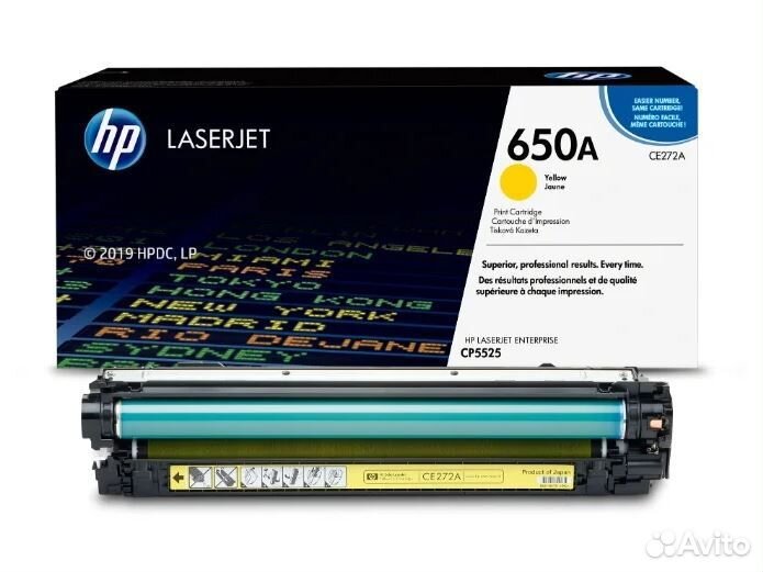 Тонер-картридж HP CE272A Yellow к Color LaserJet д