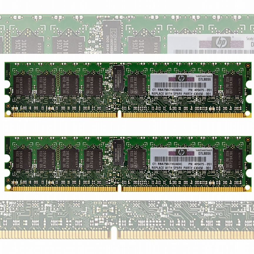 [408851-B21] Оперативная Память Hp Ddr2 2gb 408851-B21