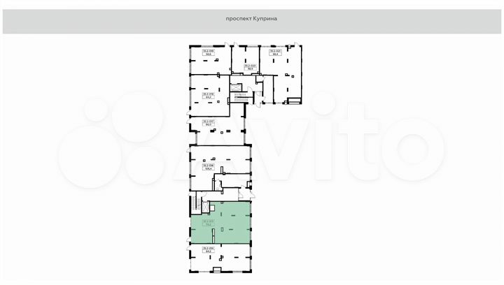Продается торговое помещение, площадь 115.2 кв.м