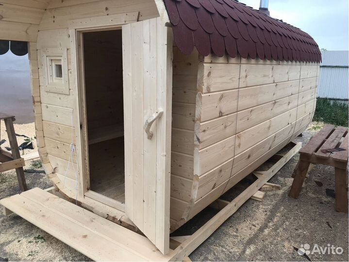 Баня-бочка квадро с доставкой