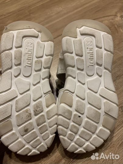 Сандалии для девочки 22 размер tombi