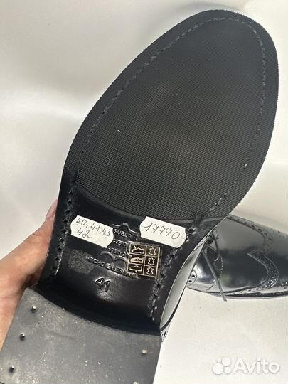 Мужские кожаные туфли