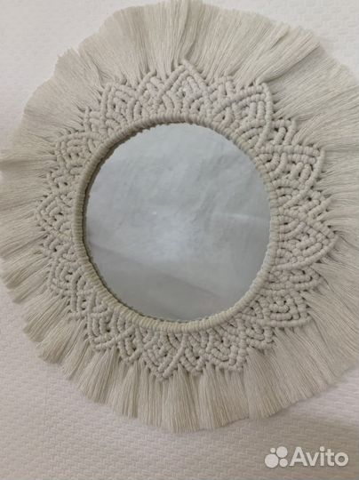 Зеркало макраме