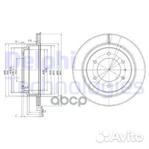 Диск тормозной (2 шт в уп) цена за 1шт. BG3353