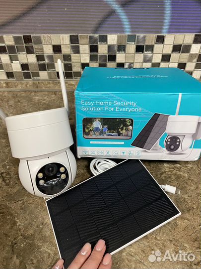 Wi-fi камера на солнечной батарее с аккамулятором