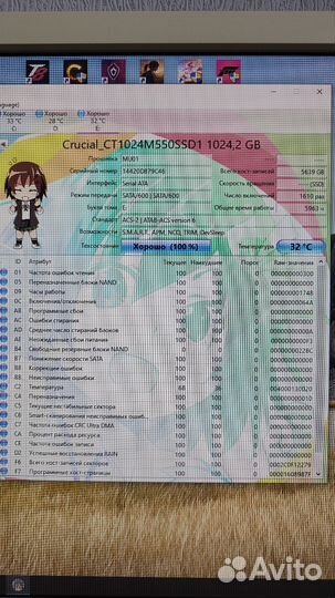 Ssd crucial m550 1 tb