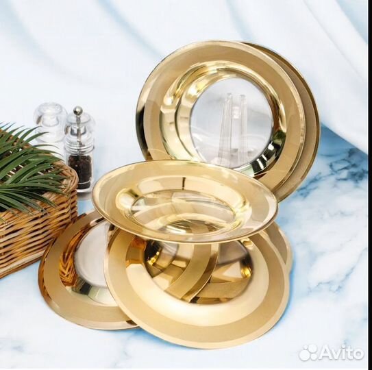 Набор десертных тарелок promsiz ампир 6 шт