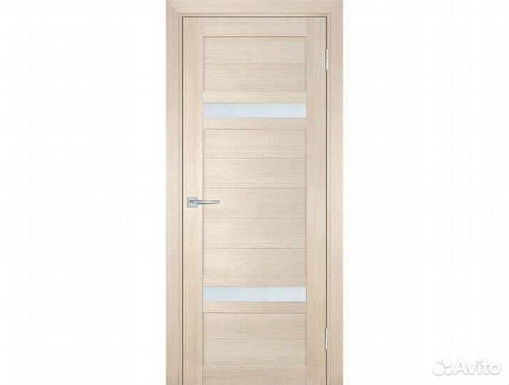 Дверь техно-705 Капучино со стеклом 200х60см