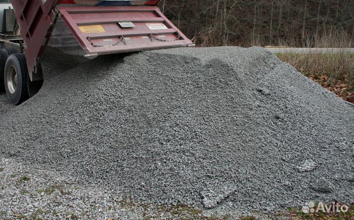 Вторичный щебень с доставкой в мешках и валом