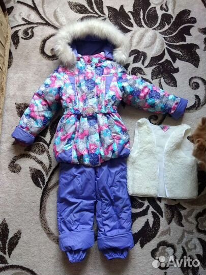 Комбинезон зимний 128 размер