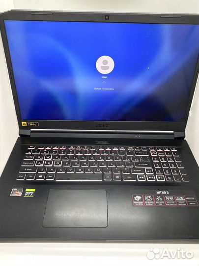 Игровой ноутбук acer nitro 5 AMD ryzen 5 5600H 16g
