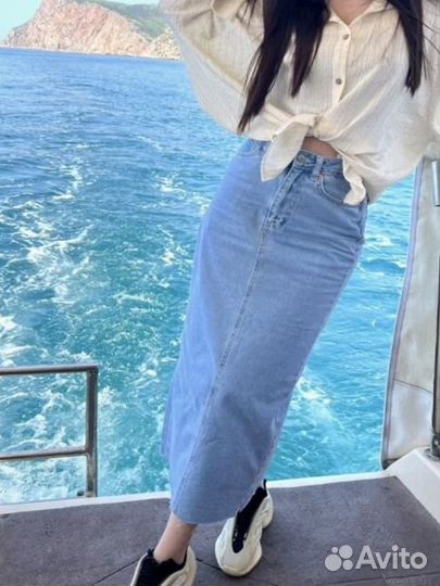 Джинсовая юбка