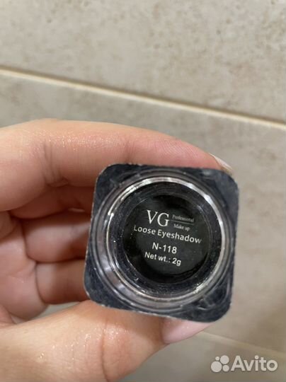 Рассыпчатые тени-глиттер VG