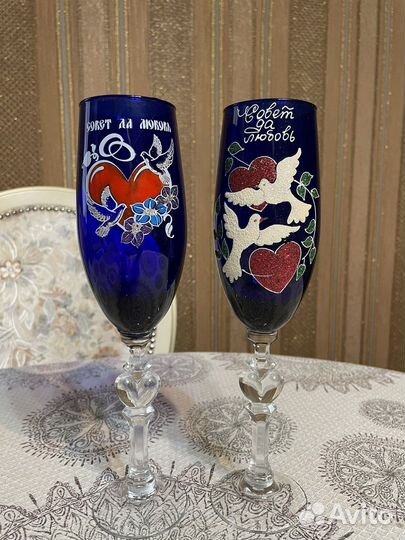 Бокалы на свадьбу